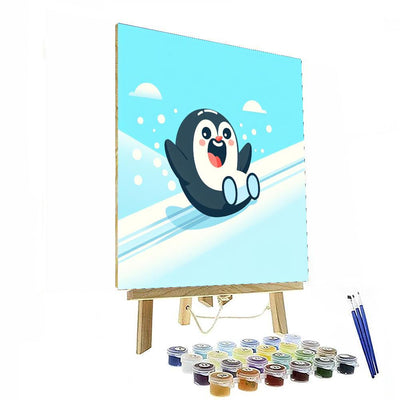 Penguin Arctic Adventure DIY Paint By Numbers