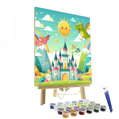 Colorful Magical Kingdoms Numbered Painting Kits