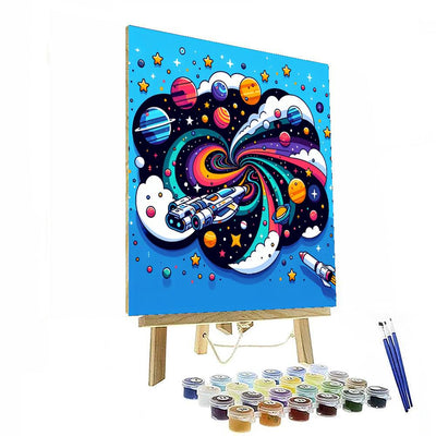 Starlight Galaxy Expedition Painting By Numbers Kit