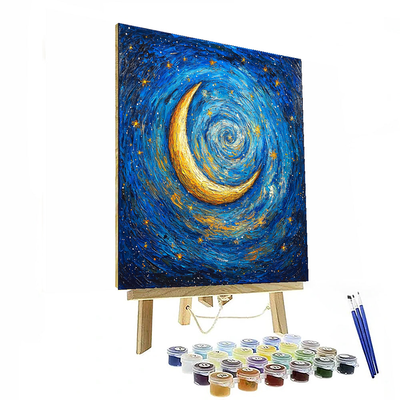 Vincent Van Gogh Inspired Celestial Night Lights  Numbered Painting Kits