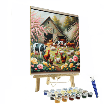 Charming Farmyard Bliss Paint By Numbers Kits