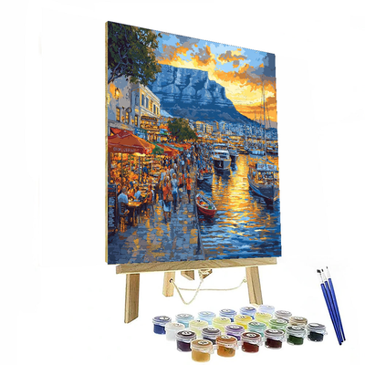 Cape Town Waterfront Painting By Numbers Kit