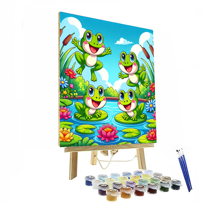 Fantastic Frogs DIY Paint By Numbers