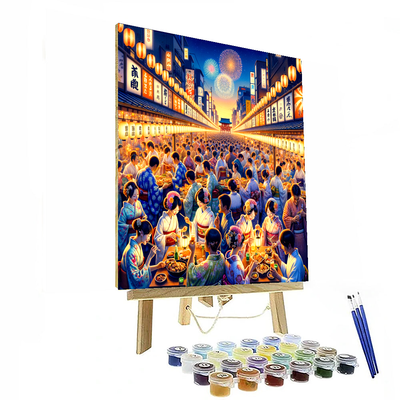 Tokyo Summer Festival Paint By Numbers Kits