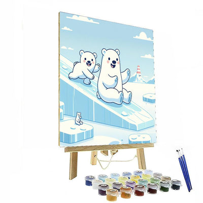 Polar Bear Adventures Paint By Numbers