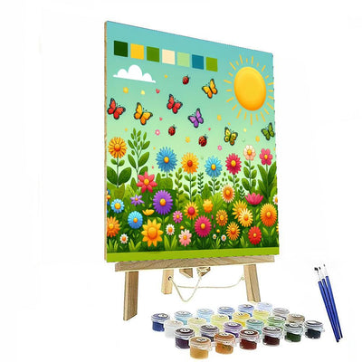 Sunny Days In The Garden Paint By Numbers