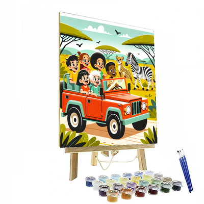 Safari Adventure Quest Paint By Numbers