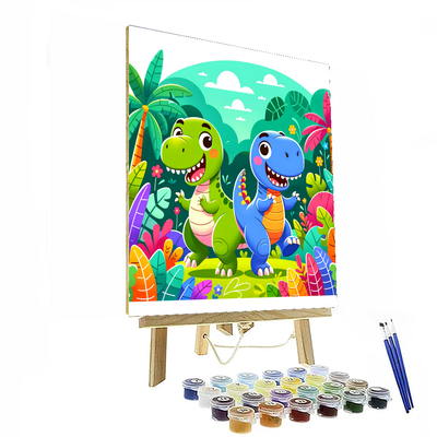 Dino Explorer Adventure Painting By Numbers Kit