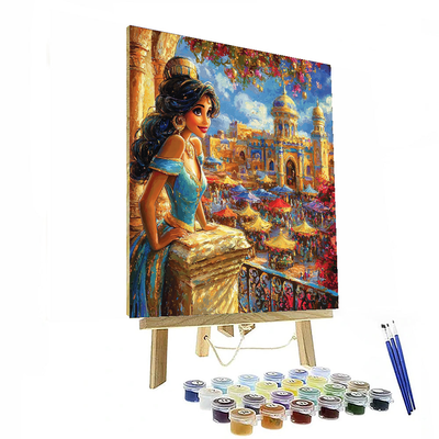 Charming Princess Jasmine - Disney Inspired Numbered Painting Kits