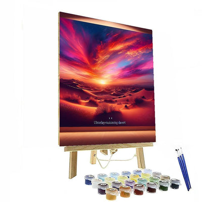 Exquisite Desert Sunset Paint By Numbers Kits