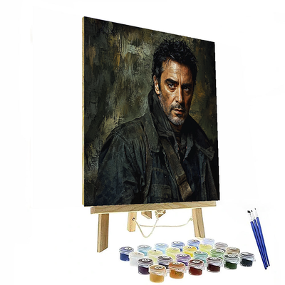 Javier Bardem: The Intensity Of The Spanish Star Paint By Numbers Kits