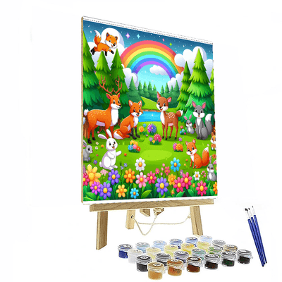 Adventure In The Enchanted Forest Painting By Numbers Kit