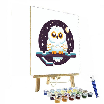 Sunny Snowy Owl Paint By Color