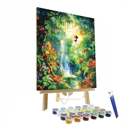 Tarzan's Jungle Journey - Disney Inspired Paint By Numbers Kits