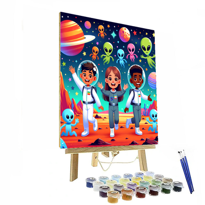 Space Cadets Mission Painting By Numbers Kit