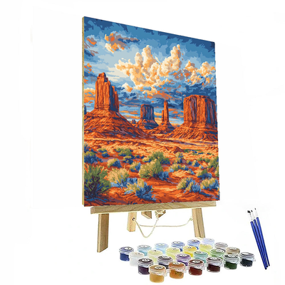 Monument Valley - Usa Painting By Numbers Kit