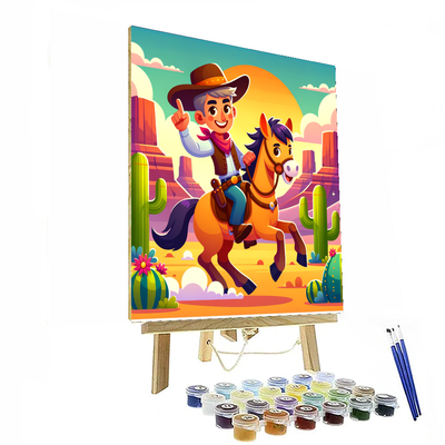 Creative Wild West Adventures Painting By Numbers Kit