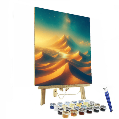 Enigmatic Desert Mirage Numbered Painting Kits