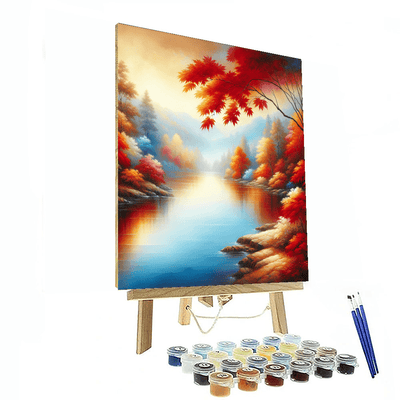 Enchanting Fall Foliage Painting By Numbers Kit