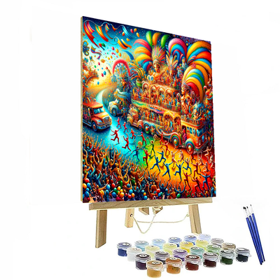 Lively Carnival Parade Numbered Painting Kits