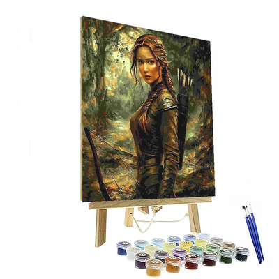 Jennifer Lawrence: The Fearless Fighter Of Fame Paint By Numbers Kits