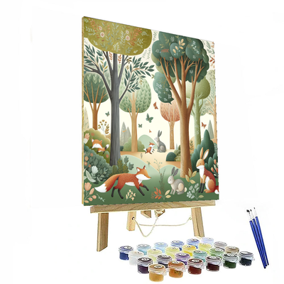 Magical Woodland DIY Paint By Numbers