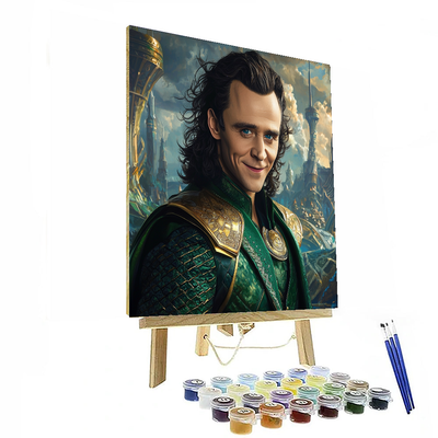 Tom Hiddleston: The Charismatic Trickster Of Loki Paint By Numbers Kits