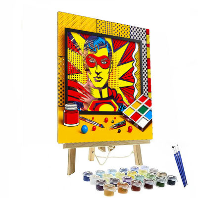 Retro Pop Art Painting By Numbers Kit