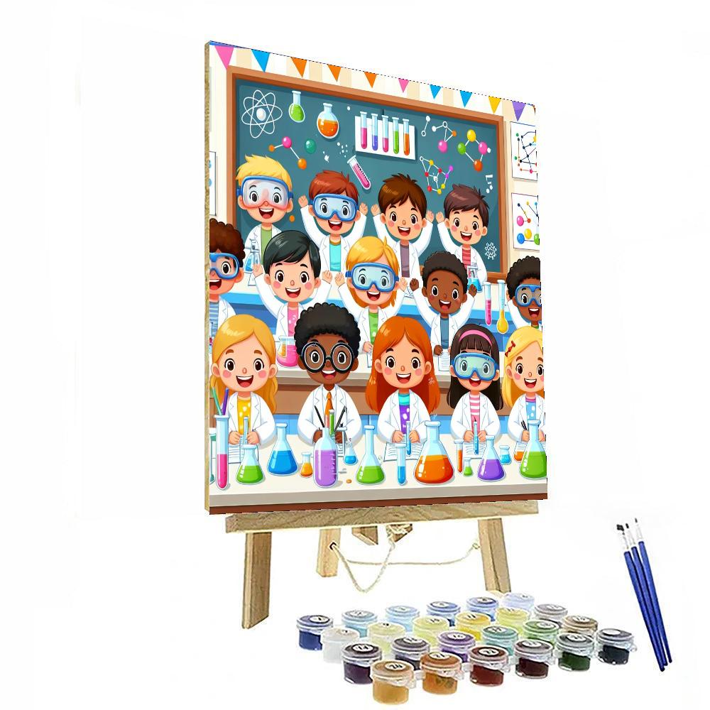 Super Science Squad - DIY Painting By Numbers Kit | Artistry Rack