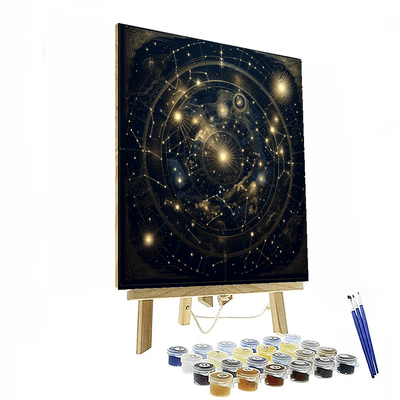 Celestial Star Map Painting By Numbers Kit