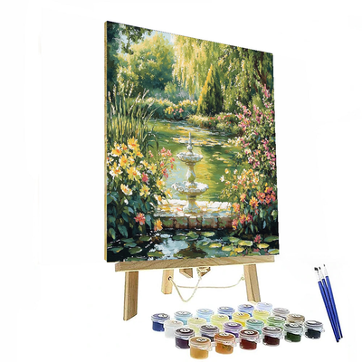 Claude Monet Inspired Garden Serenity  Paint By Numbers Kits