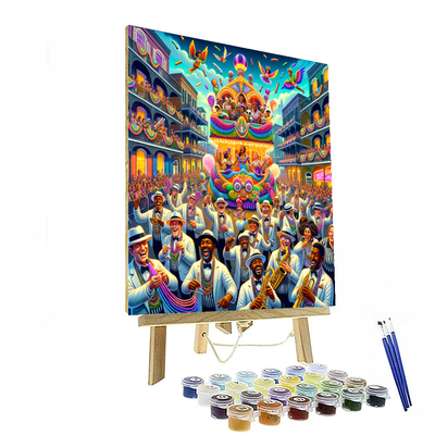 Krewe Of Bacchus Parade Paint By Number