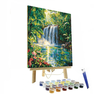 The Hidden Waterfall Numbered Painting Kits