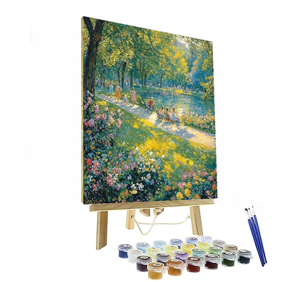 Pierre-Auguste Renoir Inspired A Day At The Park  Numbered Painting Kits