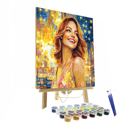 Emma Stone: Dancing Through La La Land Dreams Painting Number Kit