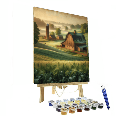 Rural Country Morning Paint By Numbers