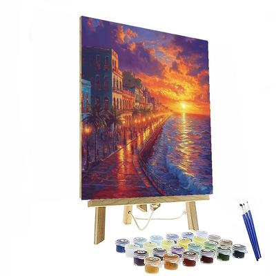 Havana's Malecón Numbered Painting Kits