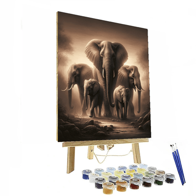 Elephant Grace Paint By Number