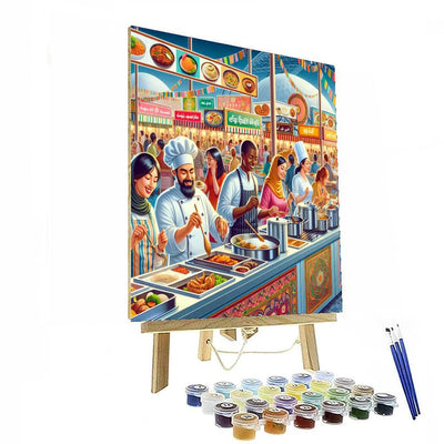 World Food Festival Painting By Numbers Kit