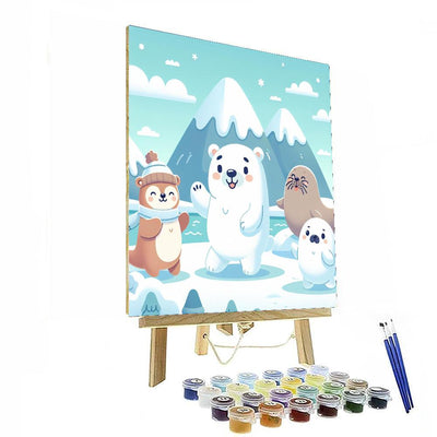 Cute Arctic Friends Paint By Numbers