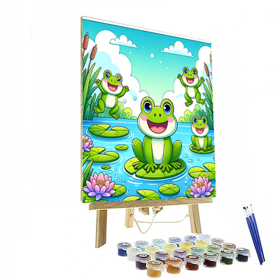 Froggy Friends Adventure Numbered Painting Kits