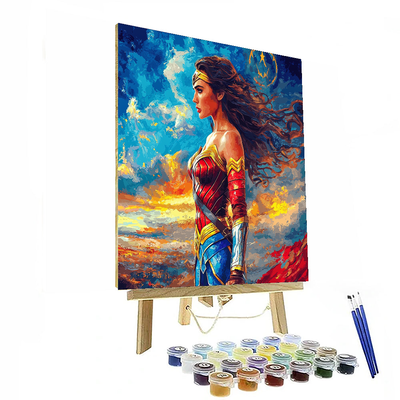 Gal Gadot: Wonder Of The Modern Age Painting Number Kit