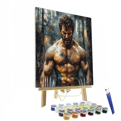 Hugh Jackman: The Heart Of The Wolverine Paint By Color