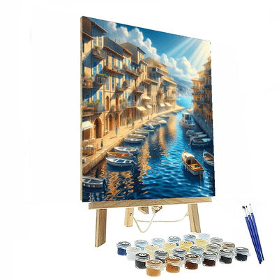 Mediterranean Harbor Paint By Number