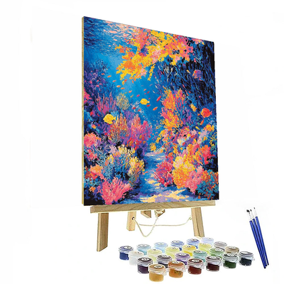 Paul Signac Inspired Harmonic Ocean  Painting By Numbers Kit