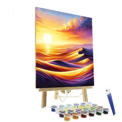 Soothing Desert Dunes Painting By Numbers Kit