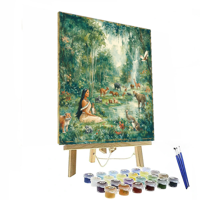 Pocahontas Nature Spirit - Disney Inspired Paint By Numbers Kits