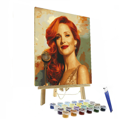 Jessica Chastain: The Fierce Intelligence Of Tammy Wynette DIY Paint By Numbers