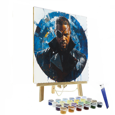 Samuel L. Jackson: The Steely Gaze Of Fury Painting Number Kit