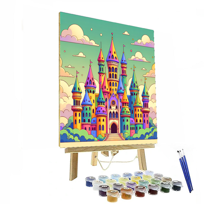 Magical Castle Of Dreams Paint By Numbers Kits